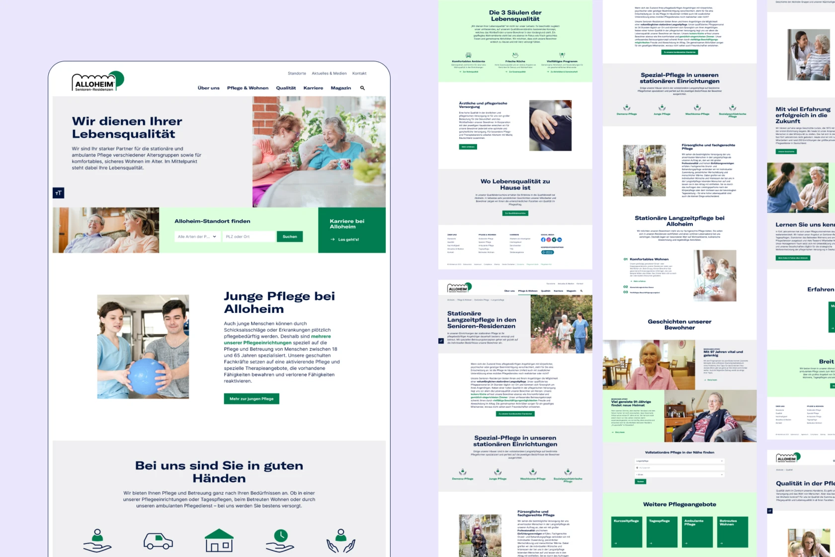 Alloheim Senioren Residenzen Website