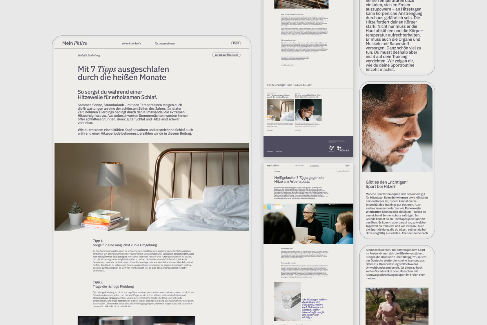 BKK Mein Phileo Kampagne mit Helpful Content Artikeln