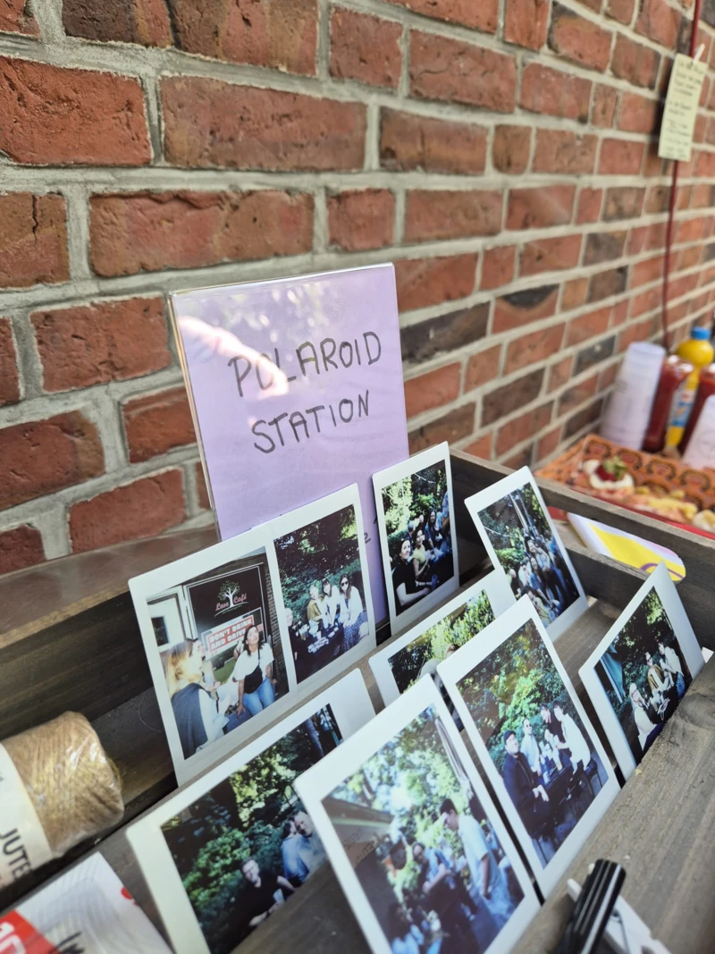Polaroid Station beim format h Sommerfest 2025 im Stadtpark Hamburg